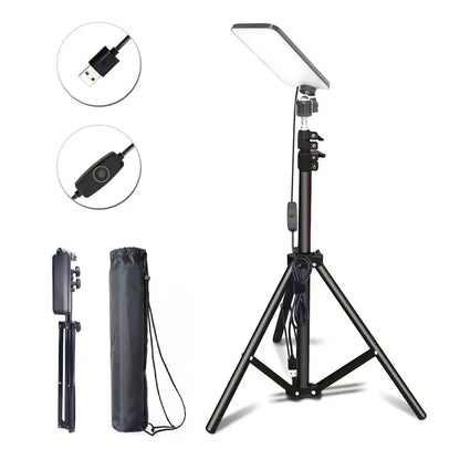 Telescopic Camping Lantern with Tripod for Bright Campsites