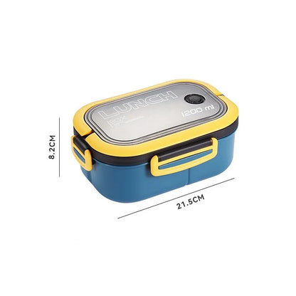 2 Layer Bento Lunch Box Leakproof with Utensils