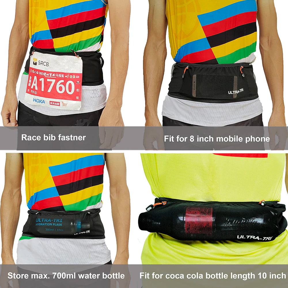Running Belt Waist Bag for Bounce-Free Hydration