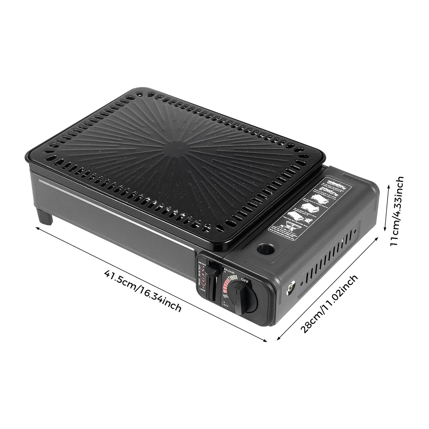 Portable Camping Grill Stove for Easy Outdoor Cooking