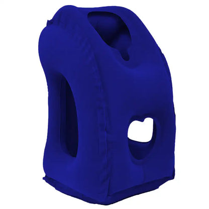 Inflatable Travel Pillow with Chin Support Comfort