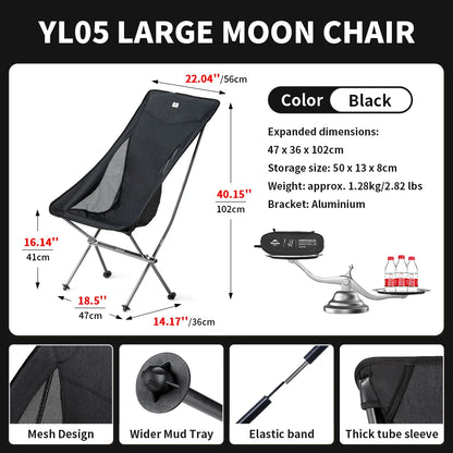 Ultralight Folding Camping Chair – Quick Build & High Load