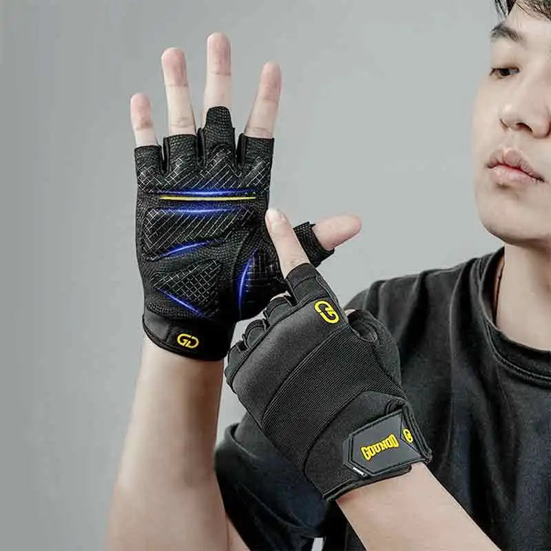 Workout Gloves Full Palm Protection Non-Slip Grip