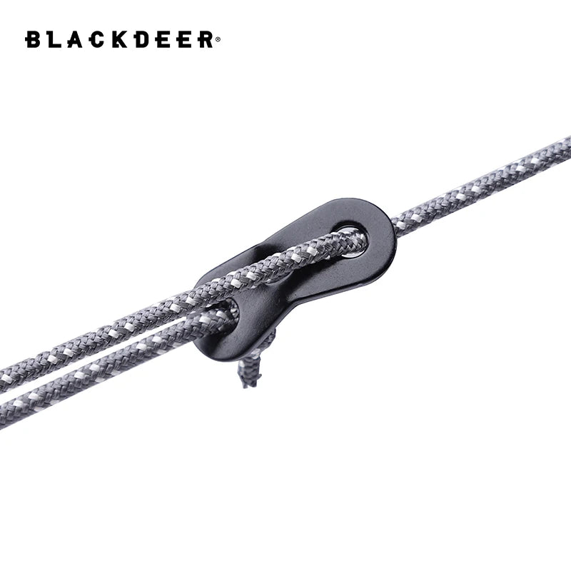 Aluminum Camping Tent Pegs Set with Wind Rope