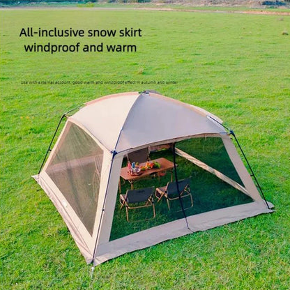 Outdoor Camping Mosquito Net Tent – Spacious Rain & Sun Shelter