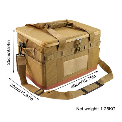 Camping Cooking Utensil Organizer Large Capacity