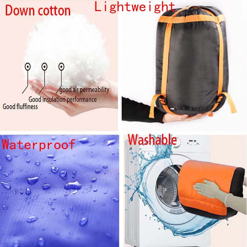 Heated Sleeping Bag USB Warm Winter Camping Comfort