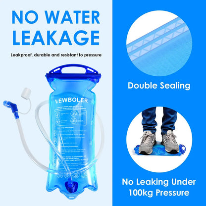 Portable 2L Water Bag for Outdoor Sports & Camping