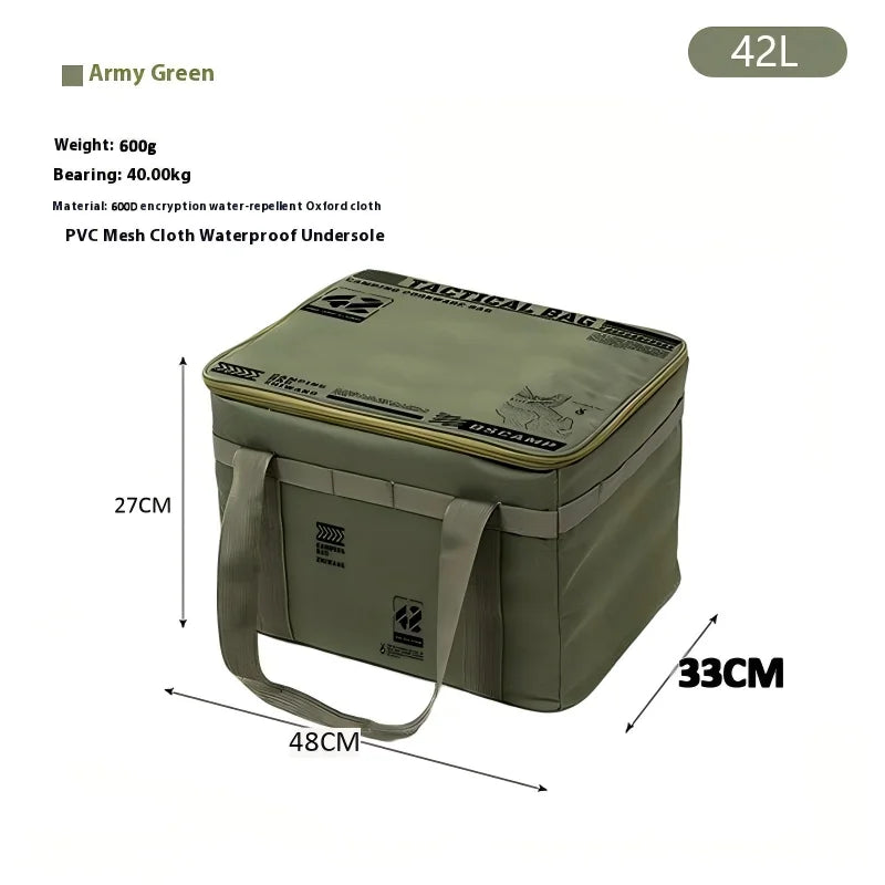 Waterproof Camping Storage Bag 40L Foldable Organizer