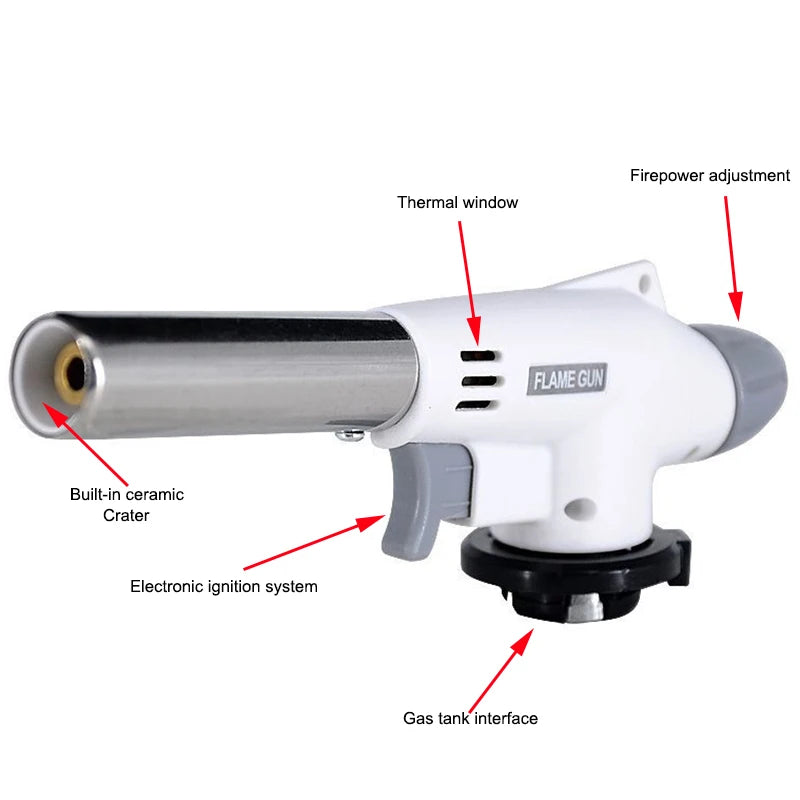 Portable Butane Torch Burner for Camping & BBQ Cooking