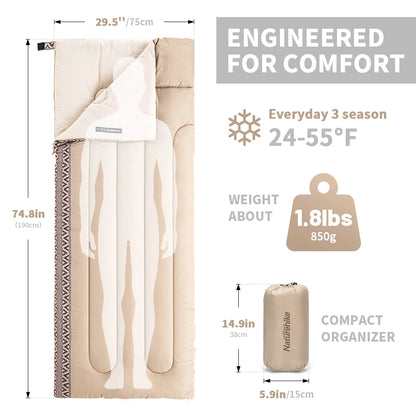 Cotton Camping Sleeping Bag – Ultralight & Comfortable