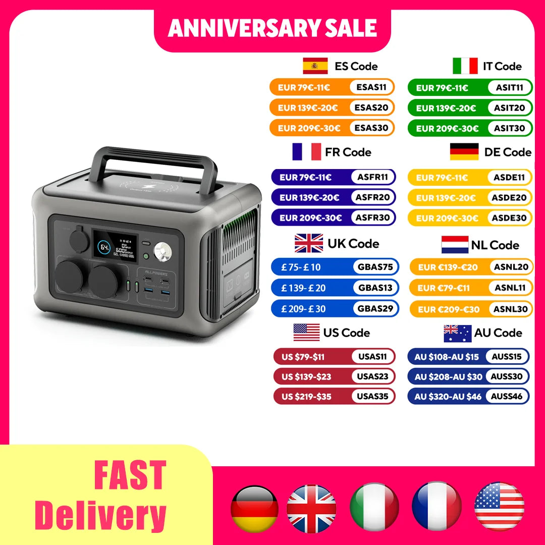 Portable Power Station 299Wh Reliable Outdoor Power