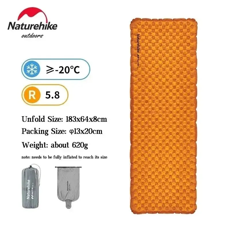 Inflatable Camping Sleeping Pad for Warm Comfortable Sleep