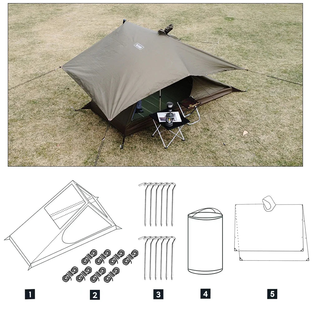 Airy Mesh 1-Person Tent – Ultralight & Quick Setup