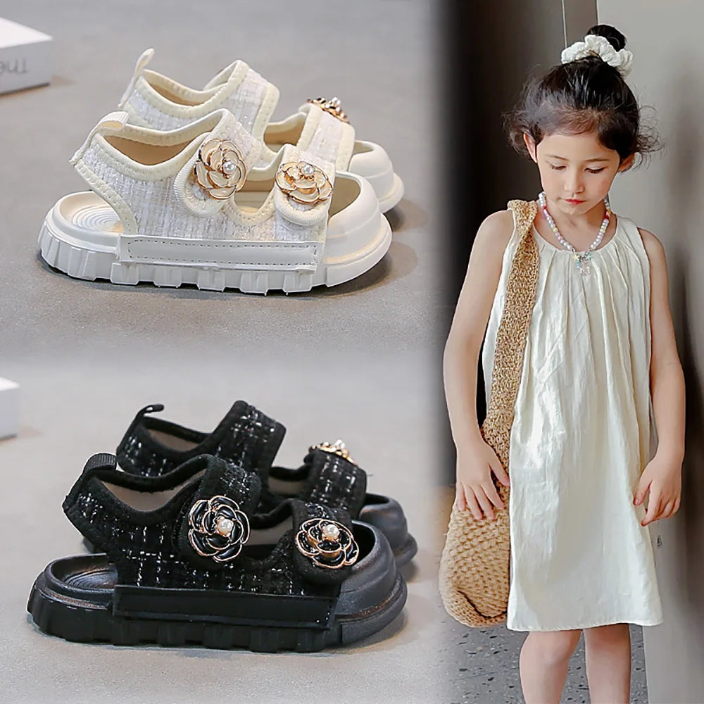 Girls Summer Sandals – Soft, Anti-Slip Beach Shoes