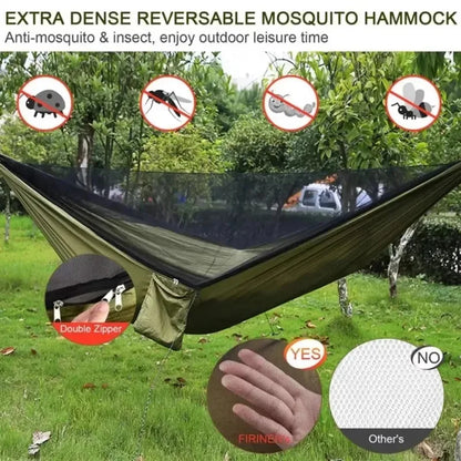 Camping Hammock with Mosquito Net – Lightweight Comfort