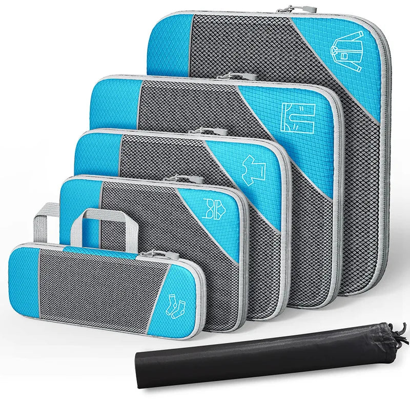 Compression Packing Cubes Set – Maximize Space & Organize