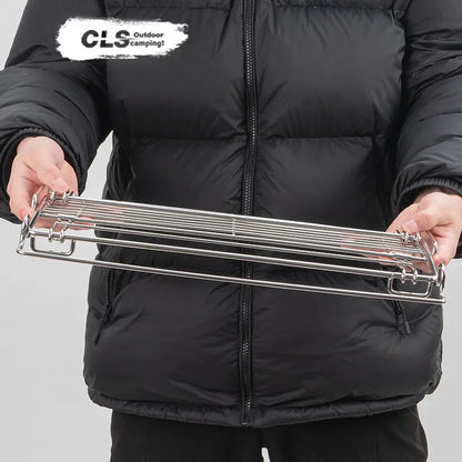 Camping Table Side Storage Rack Expand Cooking Space