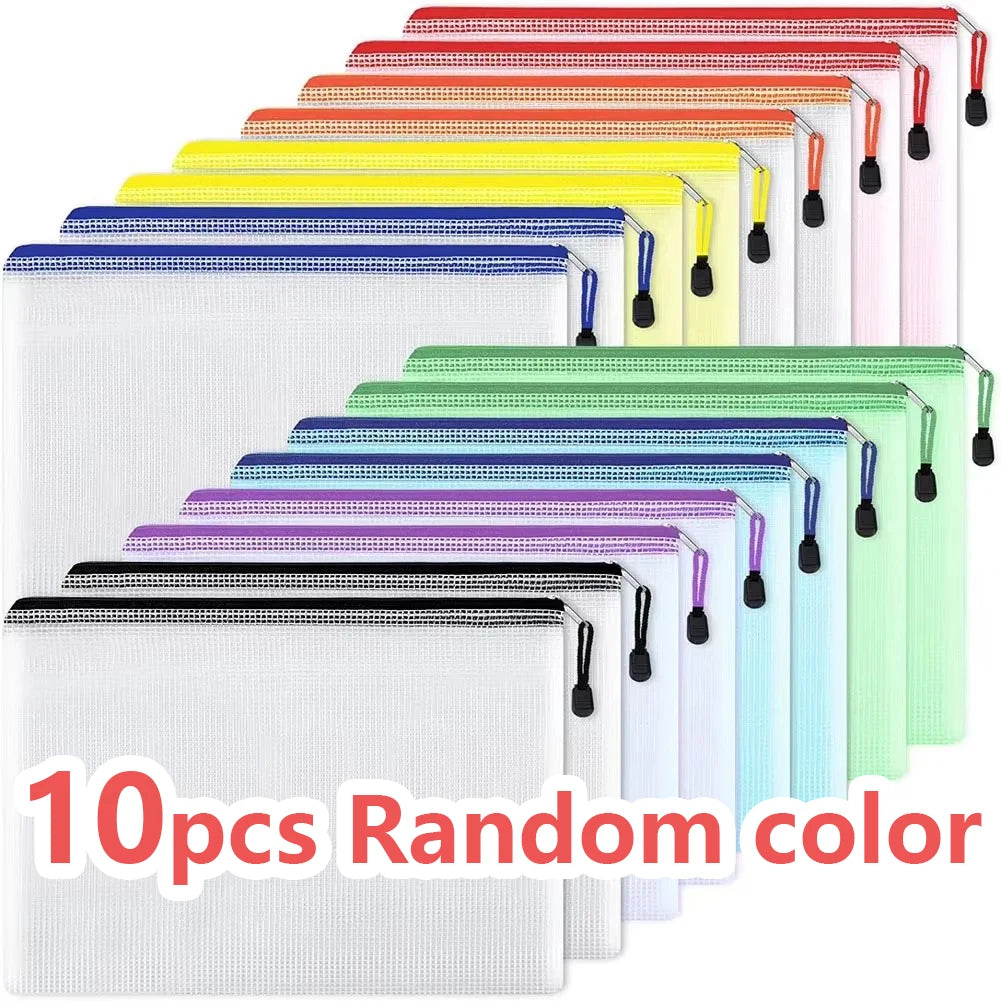A4 Zipper Storage Bags – Multi-Purpose Waterproof Organizer