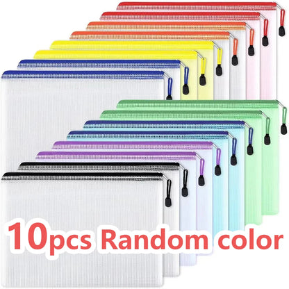 A4 Zipper Storage Bags – Multi-Purpose Waterproof Organizer