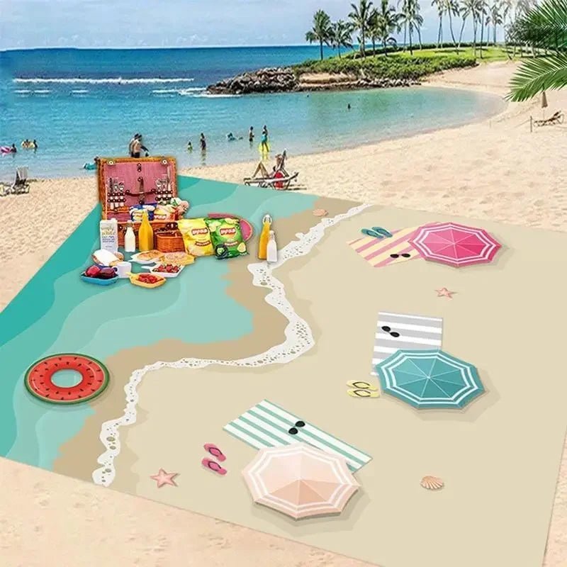 Waterproof Picnic Mat – Sandproof & Lightweight Outdoor Blanket