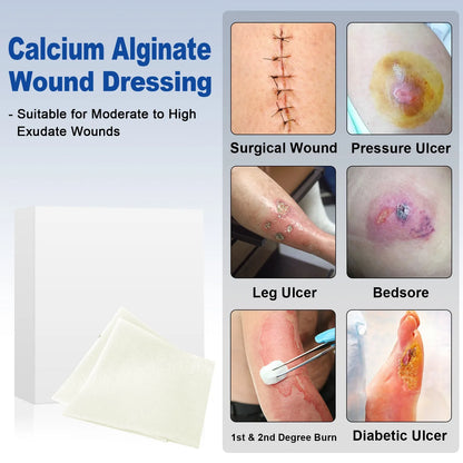 Calcium Alginate Wound Pads – High Absorbency Healing