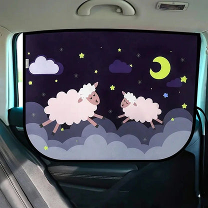 Car Sun Shade Curtain for UV Protection & Baby Comfort