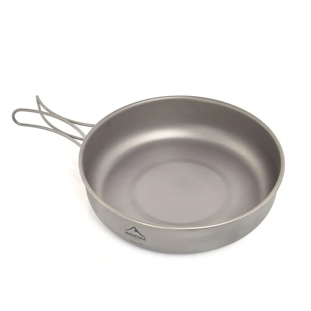 Titanium Camping Cookware Set – Lightweight Outdoor Cooking