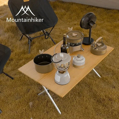 Portable Bamboo Folding Camping Table for Easy Outdoor Dining
