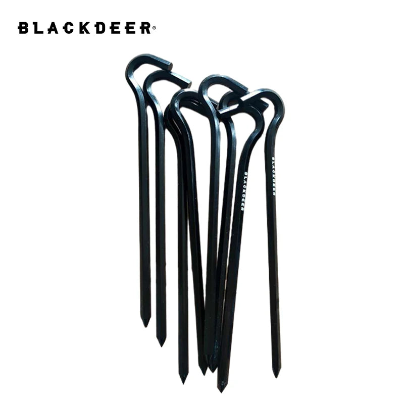 Aluminum Camping Tent Pegs Set with Wind Rope