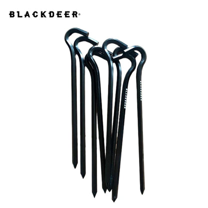 Aluminum Camping Tent Pegs Set with Wind Rope