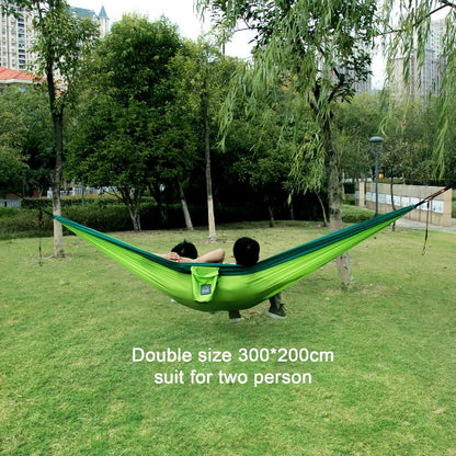 Portable Outdoor Hammock for Camping & Hiking Comfort