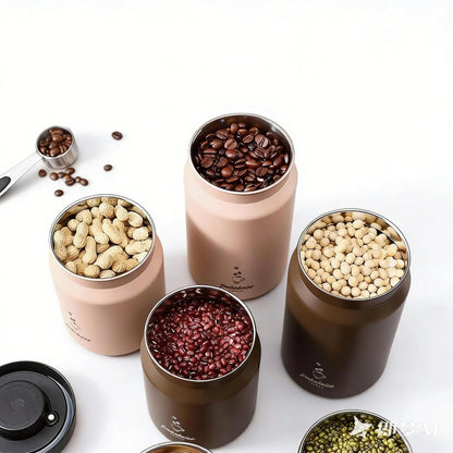 Airtight Coffee Bean Storage Container Freshness Lock