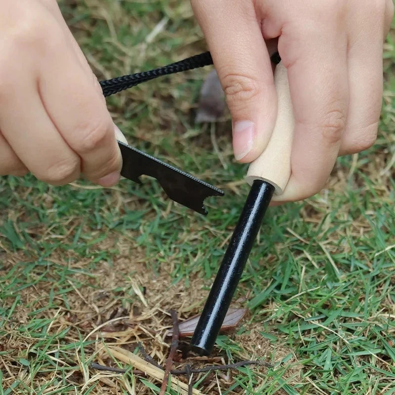 Portable Flint Fire Starter Kit – Survival Magnesium Tool