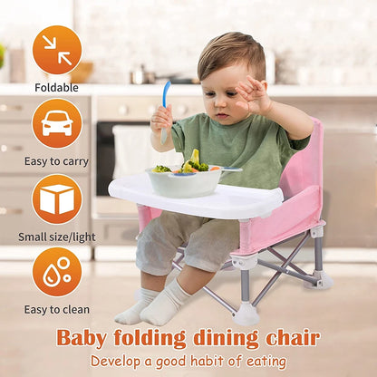 Baby Foldable Dining Chair – Portable & Comfortable Seat