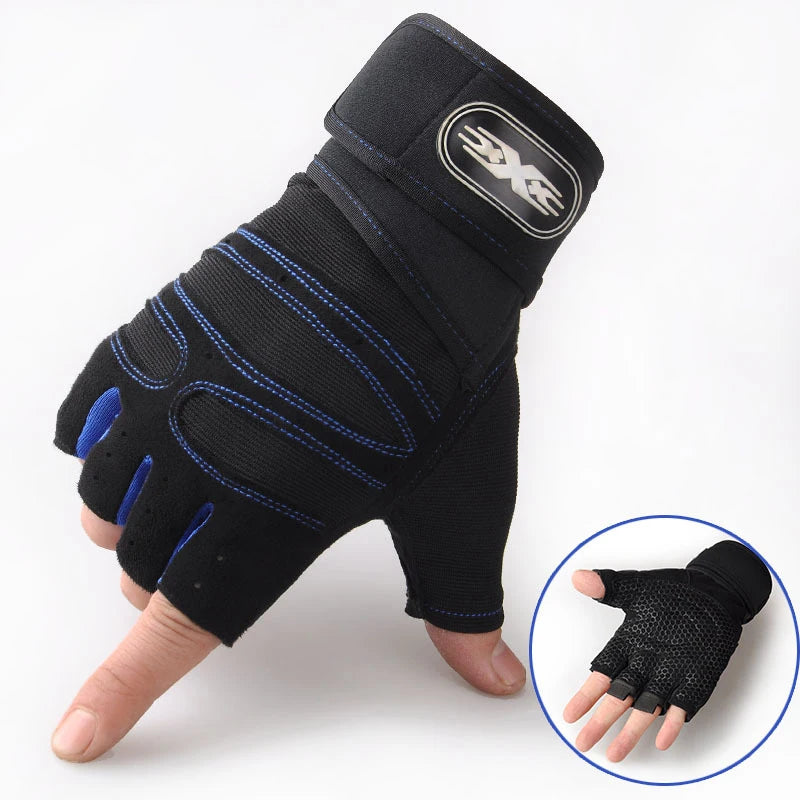 Gym Training Gloves with Grip & Wrist Support
