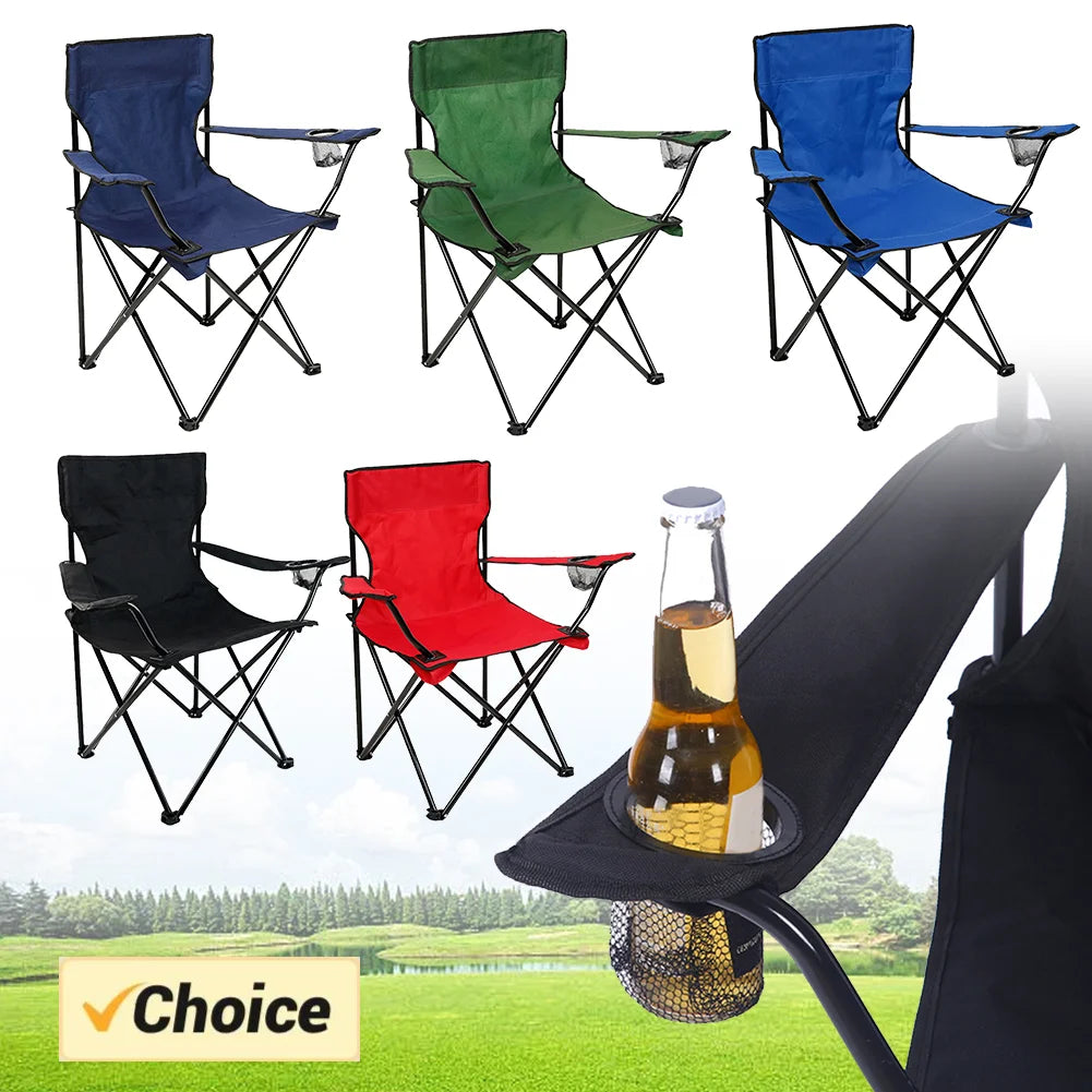 Portable Folding Camping Chair with Cup Holder