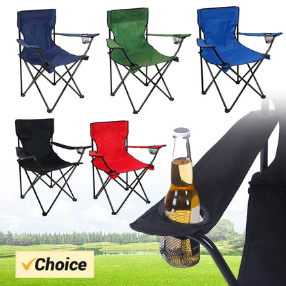 Portable Folding Camping Chair with Cup Holder