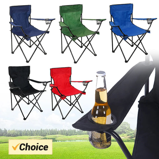 Portable Folding Camping Chair with Cup Holder