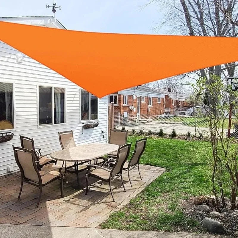 Triangle Sun Shade Sail Waterproof UV Protection Canopy