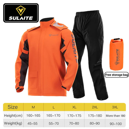 Waterproof Motorcycle Rain Suit for Full Weather Protection