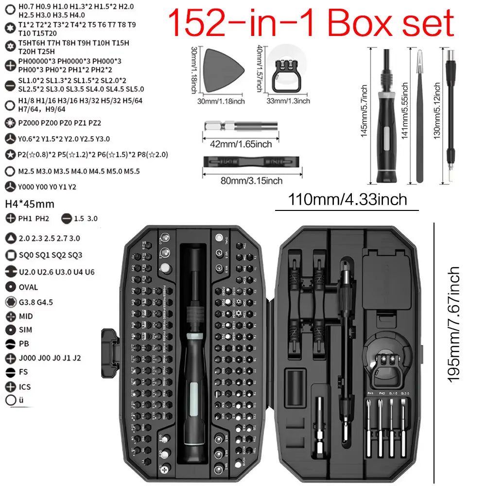 Precision Screwdriver Set for Outdoor Gear Repair