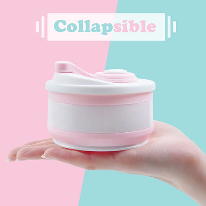 12oz Collapsible Silicone Cups – Portable Travel Mug