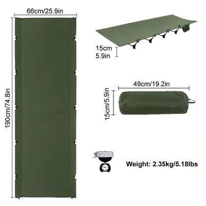 Camping Cot Ultralight Folding Bed for Comfortable Sleep