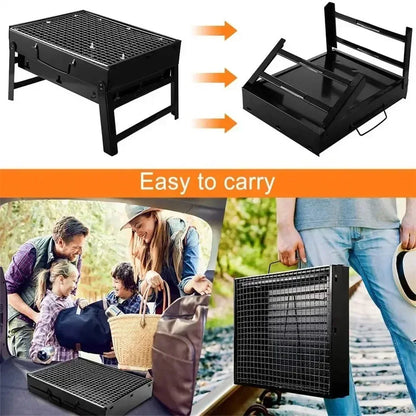 Portable Charcoal BBQ Grill – Compact Outdoor Cooking