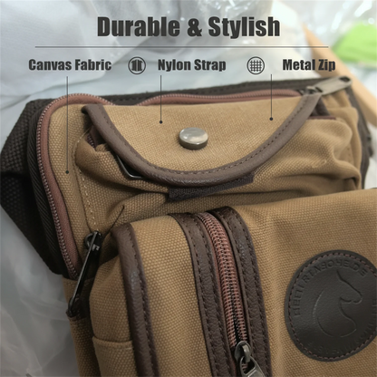 Canvas Drop Leg Bag – Travel & Outdoor Gear Organizer