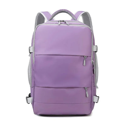 Travel Backpack with Shoe Compartment & Wet-Dry Storage