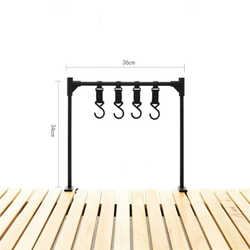 Camping Tableware Hanging Rack Space-Saving Organizer