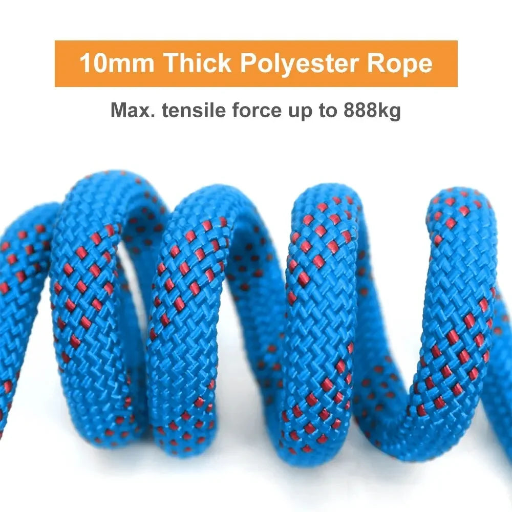 Static Climbing Rope 10mm for Rescue & Camping