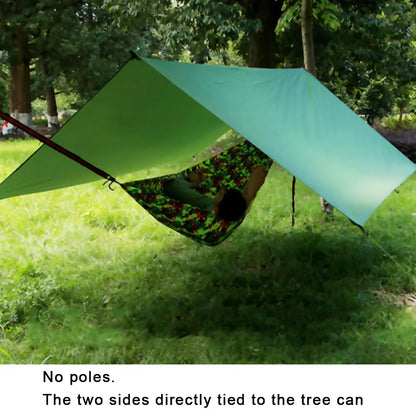 3x3m Waterproof Sun Shelter – Beach & Camping Shade